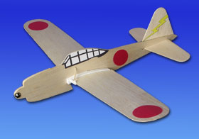 Japanese Zero folding wing model plane